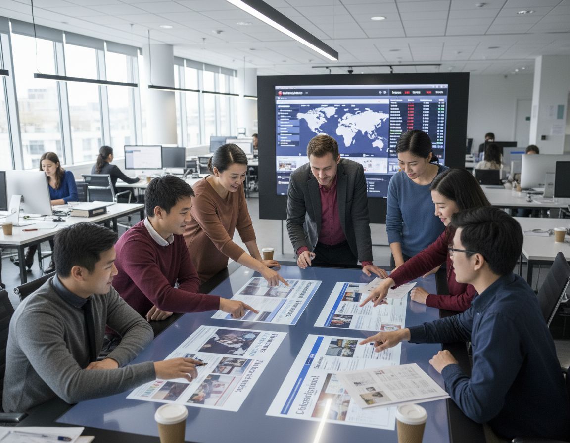 The Hour Today newsroom